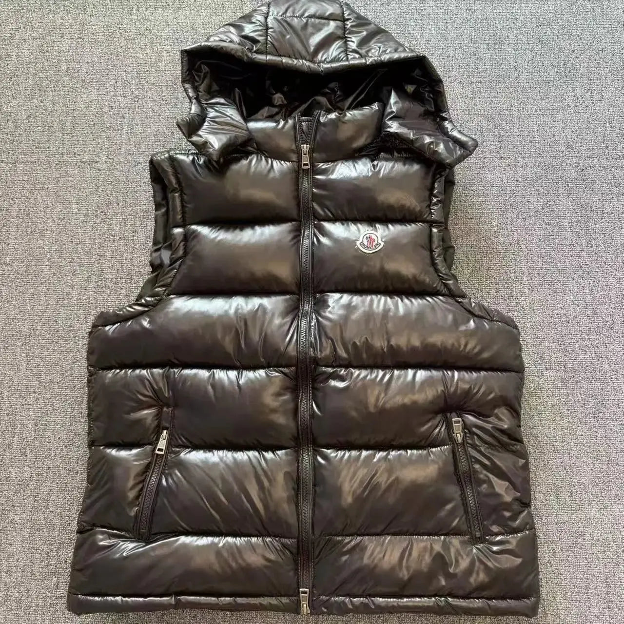 Winter Wown Vest For Women And Men Eiderdown Warm Outdoor Window Solid Color Hoode Jacket Men's And Women's Sleeveless Jackets - NorthSide