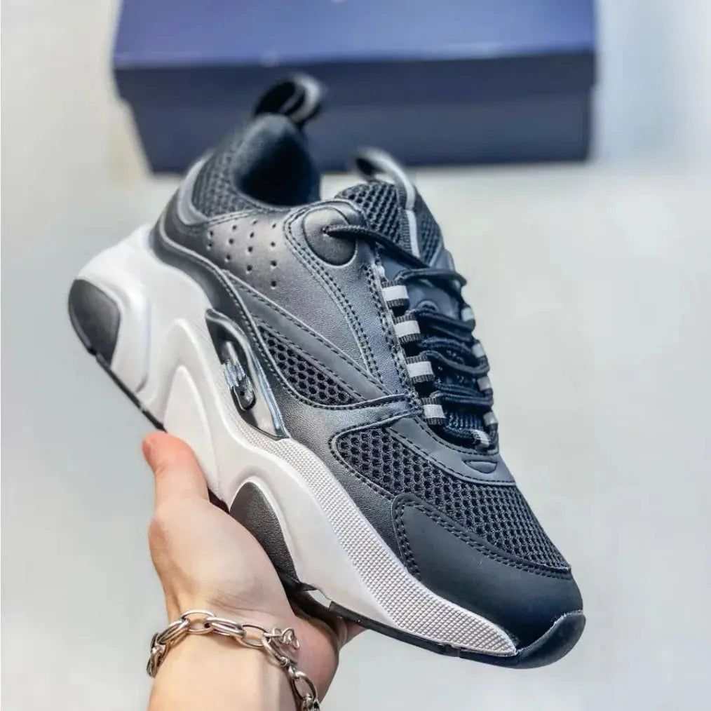 Trendy Sporty Casual Shoes B22 Retro Unisex Breathable Dad Sneakers Fashionable Mesh Upper Rubber Sole All-Season Footwear - NorthSide
