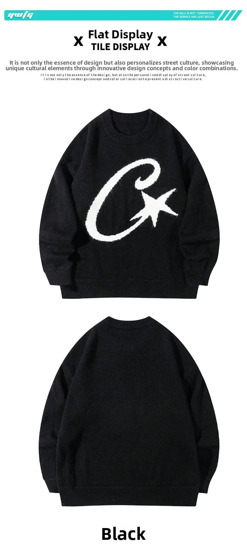 Loose Long Sleeve Sweater Street Style Versatile Overhead Knitted Shirt Andre New Arrival Unisex Comfortable Knitwear for Autumn