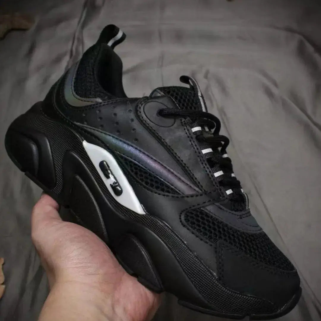 Trendy Sporty Casual Shoes B22 Retro Unisex Breathable Dad Sneakers Fashionable Mesh Upper Rubber Sole All-Season Footwear - NorthSide